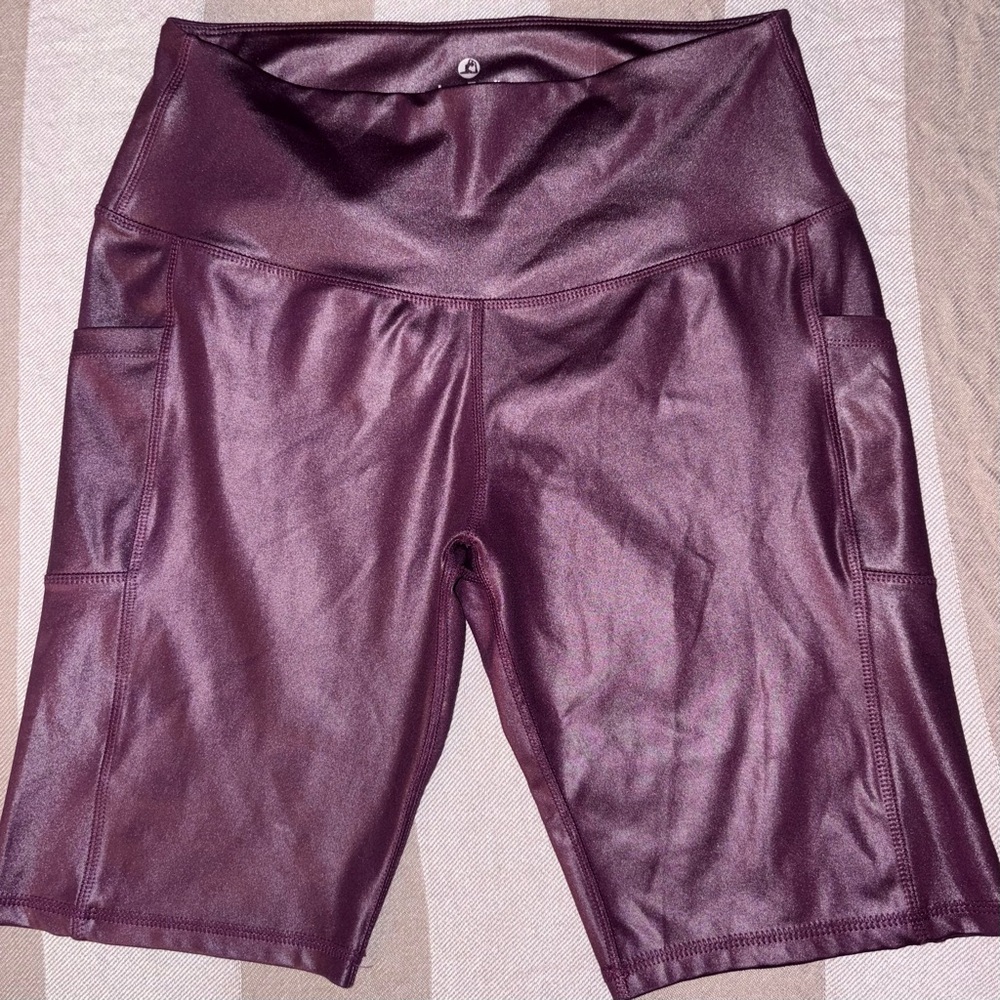 3 for $15 MUST BUNDLE Active Purple Biker Shorts by Leg End Active | size: Large